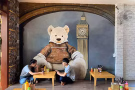 Tranh tường 3D "lên ngôi"