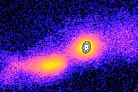 Cận cảnh "quái vật" nuốt nhau – tương lai của thiên hà chứa trái đất