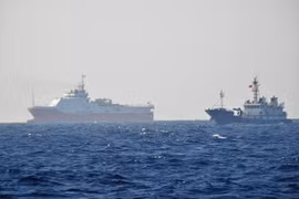 Thông tin nhóm tàu khảo sát Trung Quốc đi vào vùng biển Việt Nam