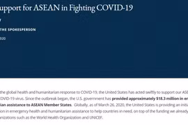 Mỹ hỗ trợ y tế gần 3 triệu USD giúp Việt Nam chống dịch COVID-19