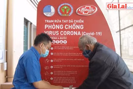 Hội LHTN Việt Nam lắp đặt trạm rửa tay dã chiến tại Bệnh viện đa khoa tỉnh