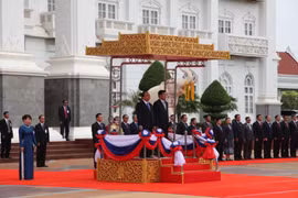 Thủ tướng Nguyễn Xuân Phúc hội kiến lãnh đạo Đảng, Nhà nước Lào