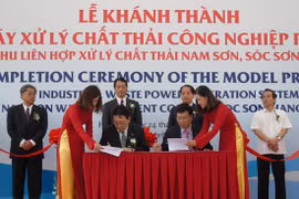 Khánh thành nhà máy điện rác đầu tiên của Việt Nam