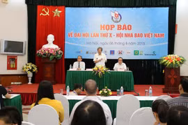 Họp báo về Đại hội lần thứ X-Hội Nhà báo Việt Nam