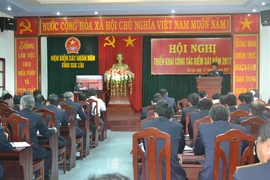 Triển khai công tác kiểm sát năm 2017