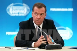 Thủ tướng Nga Medvedev được bầu lại làm lãnh đạo đảng cầm quyền