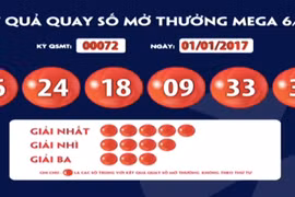 Ngày đầu năm có người trúng gần 49 tỷ đồng vé số triệu USD