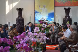 Đoàn cán bộ lãnh đạo tỉnh Ratanakiri (Campuchia) thăm, chúc Tết tỉnh Gia Lai