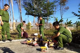 Kon Tum: Tiêu hủy 200 kg pháo