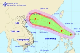 Xuất hiện cơn bão mới Pakhar, nguy cơ sạt lở đất tại Tuyên Quang