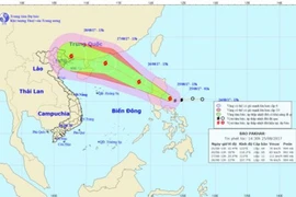 Thông tin mới nhất về cơn bão Pakhar gần Biển Đông