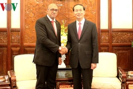 Chủ tịch nước Trần Đại Quang tiếp Đại sứ Cuba