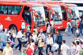Xe khách phụ thu khoảng 40% giá vé dịp lễ 2-9
