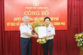 Ông Bùi Ngọc Lam nhận quyết định bổ nhiệm Phó Tổng thanh tra Chính phủ