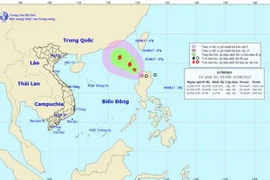 Áp thấp nhiệt đới đi vào Biển Đông và sẽ mạnh lên thành bão
