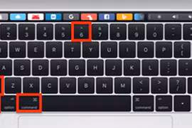 Cách chụp ảnh màn hình Touch Bar trên MacBook Pro
