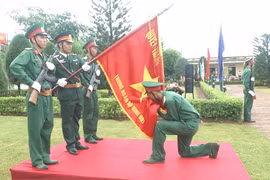 Bộ Chỉ huy Quân sự tỉnh: Tuyên thệ chiến sĩ mới năm 2017