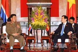 Chủ tịch nước tiếp Bộ trưởng Bộ các lực lượng vũ trang Triều Tiên