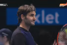 Roger Federer 2-1 Kei Nishikori