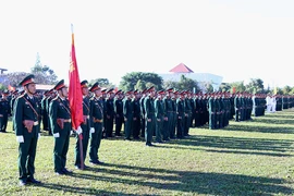 Quân đoàn 3 và Trường Cao đẳng Nghề 21 ra quân huấn luyện