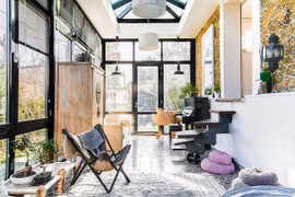 Căn phòng thư giãn ghi điểm bởi vẻ đẹp rất an yên