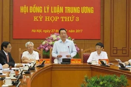 Kỳ họp thứ ba Hội đồng Lý luận Trung ương nhiệm kỳ 2016-2021