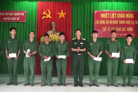 Huyện Chư Sê đón nhận quân nhân xuất ngũ đợt II năm 2017