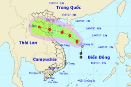 Bão số 2 giật cấp 10, hướng vào bờ biển các tỉnh Nam Định – Nghệ An