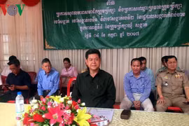 Các xã trưởng mới đắc cử Campuchia nhận nhiệm vụ