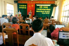 Tập huấn hướng dẫn sử dụng hệ thống quản lý và đánh giá về kiểm soát thủ tục hành chính năm 2017