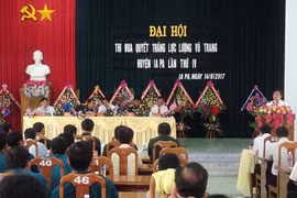 Ia Pa: Đại hội Thi đua Quyết thắng lực lượng vũ trang huyện giai đoạn 2012-2017