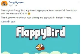 Flappy Bird chính thức 'biến mất' trên iOS 11