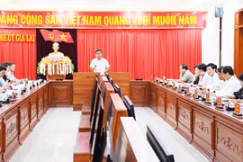 Bí thư Tỉnh ủy Hồ Văn Niên duyệt nội dung Đại hội Đảng bộ huyện Ia Grai