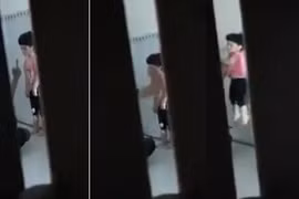 TP.HCM: Xôn xao clip bé gái nghi bị cha dượng bạo hành