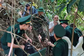 Hai du khách đi lạc ở Bãi Chuối, rừng Hải Vân