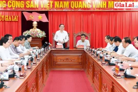 Đoàn công tác của Ban Bí thư làm việc với Ban Thường vụ Tỉnh ủy