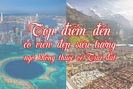 Top điểm đến có view đẹp siêu tưởng, ngỡ không thuộc về Trái đất