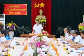 Đảng bộ Khối các Cơ quan và Doanh nghiệp tỉnh Gia Lai cần tổ chức đại hội sớm hơn dự kiến