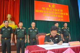 Thi đua chào mừng Đại hội Đảng bộ Quân sự tỉnh lần thứ XV