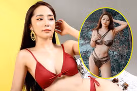 'Cá sấu chúa' Quỳnh Nga diện bikini cắt xẻ táo bạo