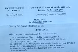 3 công ty chăn nuôi bị phạt vì gây ô nhiễm môi trường