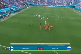 Highlight Nga vs Phần Lan (1-0): Khi những chú gấu Nga tỉnh giấc