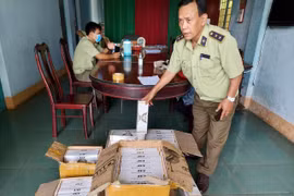 Tạm giữ 1.480 bao thuốc lá điếu nhập lậu