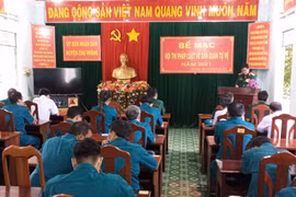 Chư Prông: 51 thí sinh tham gia hội thi pháp luật về dân quân tự vệ