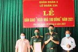 Quân đoàn 3: Tặng "Ngôi nhà 100 đồng" cho quân nhân có hoàn cảnh khó khăn