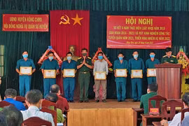 Kông Chro: Sơ kết 6 năm thực hiện Luật Nghĩa vụ Quân sự