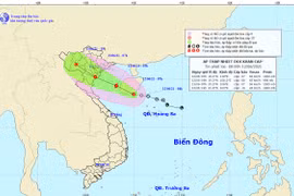 Tin áp thấp nhiệt đới khẩn cấp