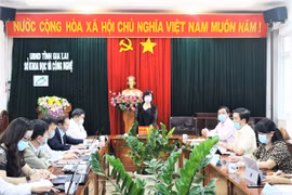Lãnh đạo UBND tỉnh Gia Lai làm việc với Sở Khoa học và Công nghệ