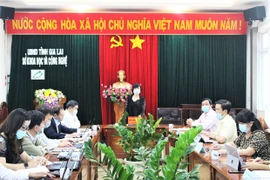 Lãnh đạo UBND tỉnh Gia Lai làm việc với Sở Khoa học và Công nghệ