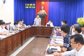 Pleiku: Họp bàn giải pháp sắp xếp lại hệ thống hạ tầng kỹ thuật